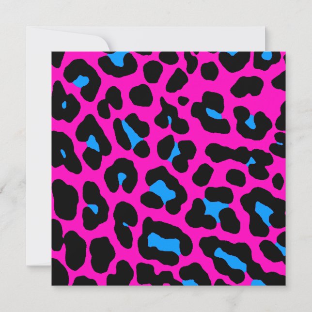 Corey Tiger 80s Manchas de Leopardo (Rosa) (Frente)