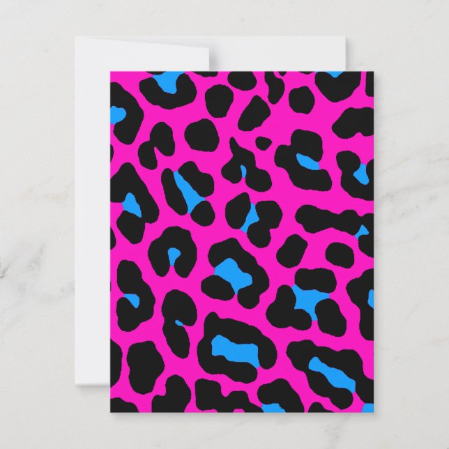 Corey Tiger 80s Manchas de Leopardo (Rosa) (Frente)