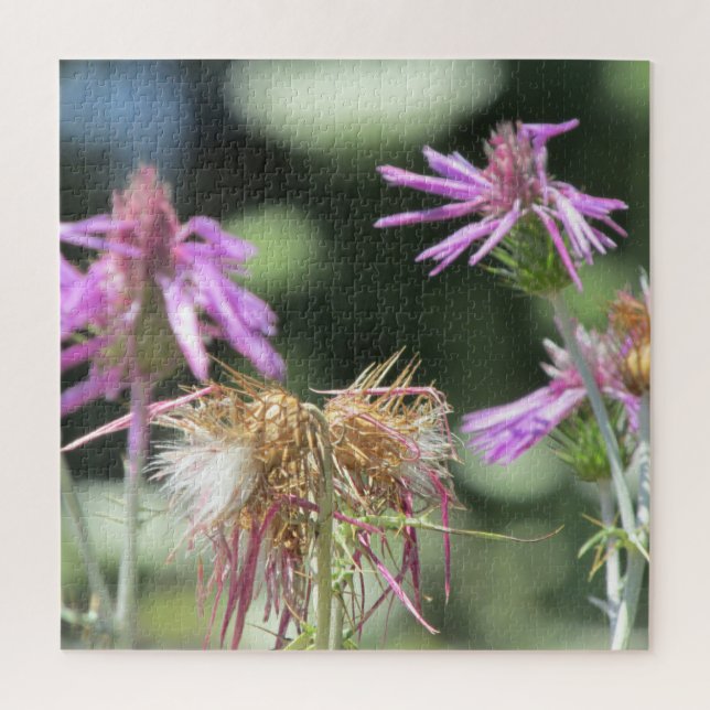 Corfu Lilac Wildflower Jigsera Quebra-cabeça (Vertical)