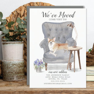 Corgi Dog Anúncio de mudança