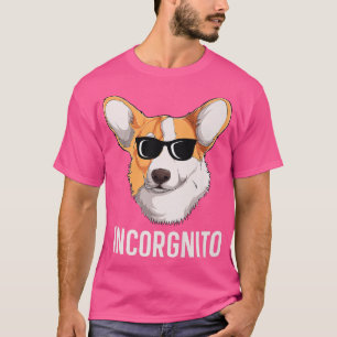 Corgi Dog Lover T-shirt Engraçada Welsh Corgi Face