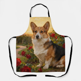 Corgi in the Roses II