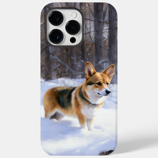 Corgi Let It Snow Natal (Verso)