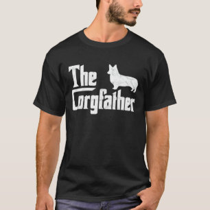 Corgi Pai o Corgfather Camiseta engraçada para ama