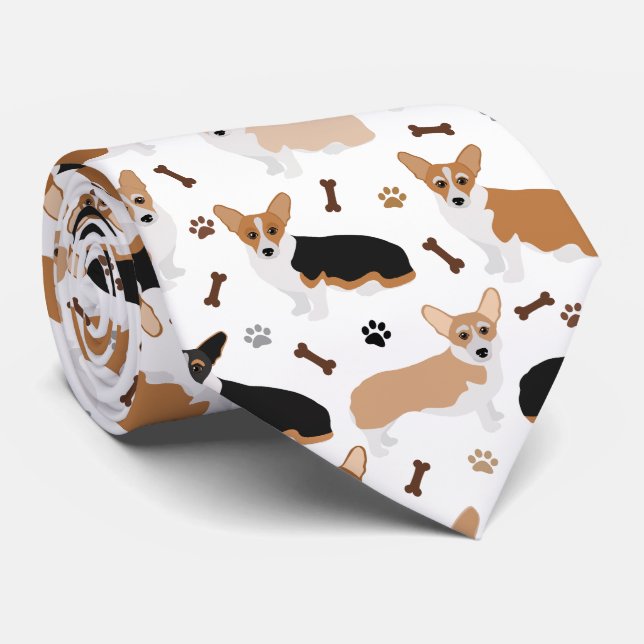 Corgi - Peitos de Cachorro e Gravata de Cachorro (Rolled)