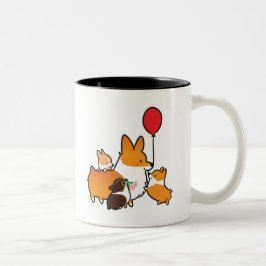Corgi vermelho eu amo a caneca | CorgiThings da