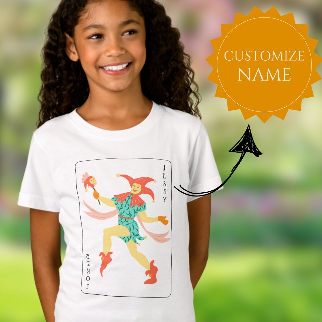 Coringa Engraçado Correspondendo Camisetas da Filh (Criador carregado)