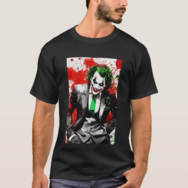 Coringa Icônica Impressa T-Shirt (Frente)