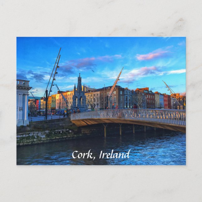 Cork City, Irlanda Cartão postal (Frente)