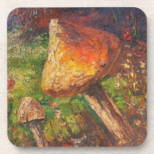 Cork Porta copos Set Ann Hayes Mushroom (Frente)