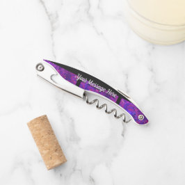 Corkscrew do redemoinho do roxo e do rosa
