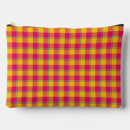 Corn and Razzmatazz Plaid Gold Pink Yellow