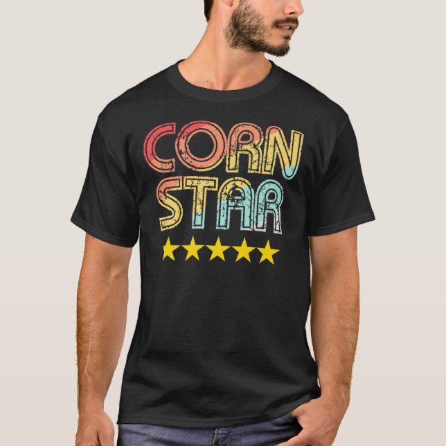 Corn Star Shirt Team Cornhole T-Shirt Essential T- (Frente)