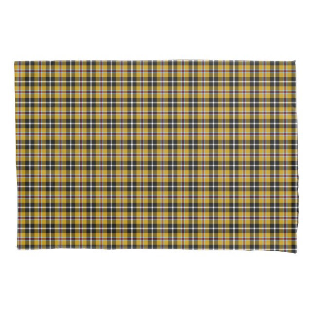Cornish National Tartan Yellow and Black Xadrez (Frente-Esquerda)