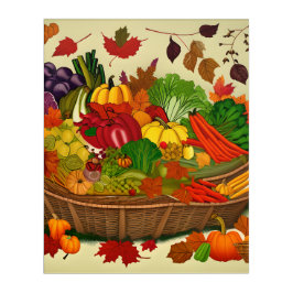 Cornucopia cheio de produtos hortícolas