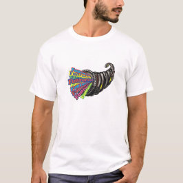 Cornucopia de T-Shirt de Arte Original Divertida