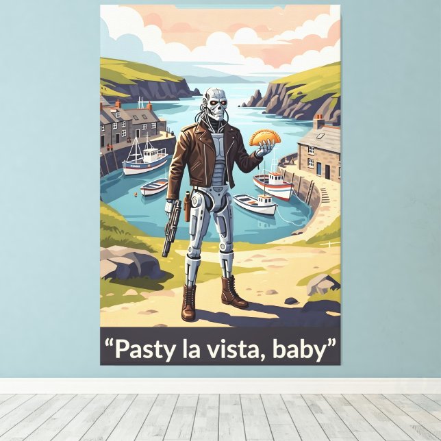 Cornwall canvas prints funny English parody humour (Insitu(piso de madeira))