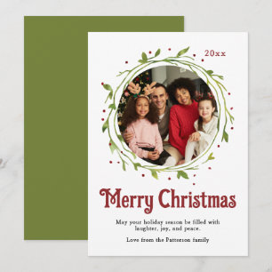 Coroa de Aquarela Moderna para Foto de Família