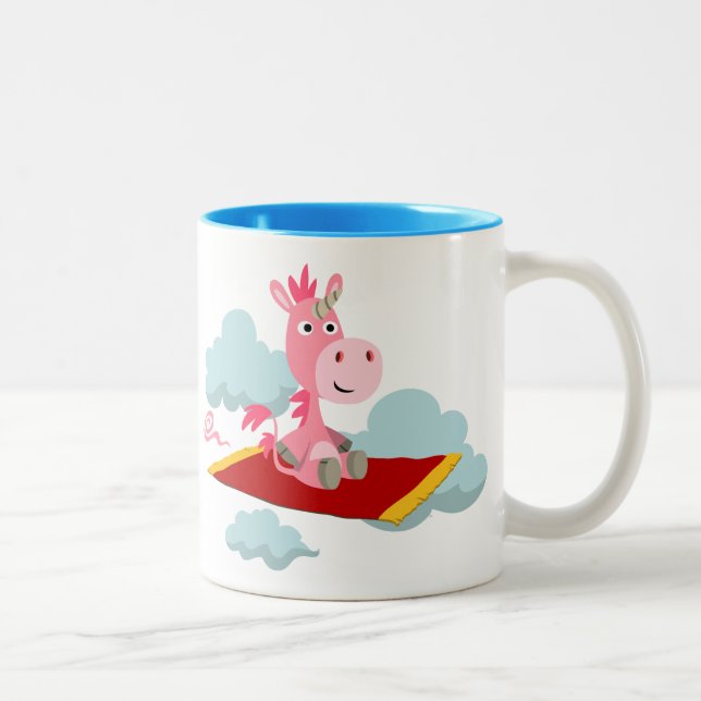 Coroa de Cartoon Mágico Caneca de Unicórnio (Direita)