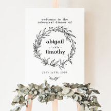 Coroa de Flores Silvestres Jantar de Ensaios Rústi