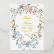 Coroa de Grinalda Floral Elegante | Casamento de M