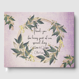 Coroa de Oliveiras para Casamento Livro de Visitas