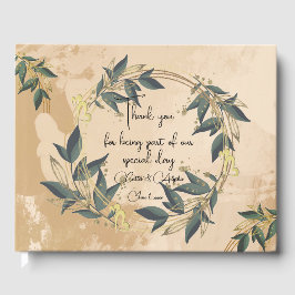 Coroa de Oliveiras para Casamento Livro de Visitas