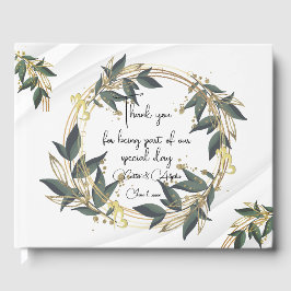 Coroa de Oliveiras para Casamento Livro de Visitas