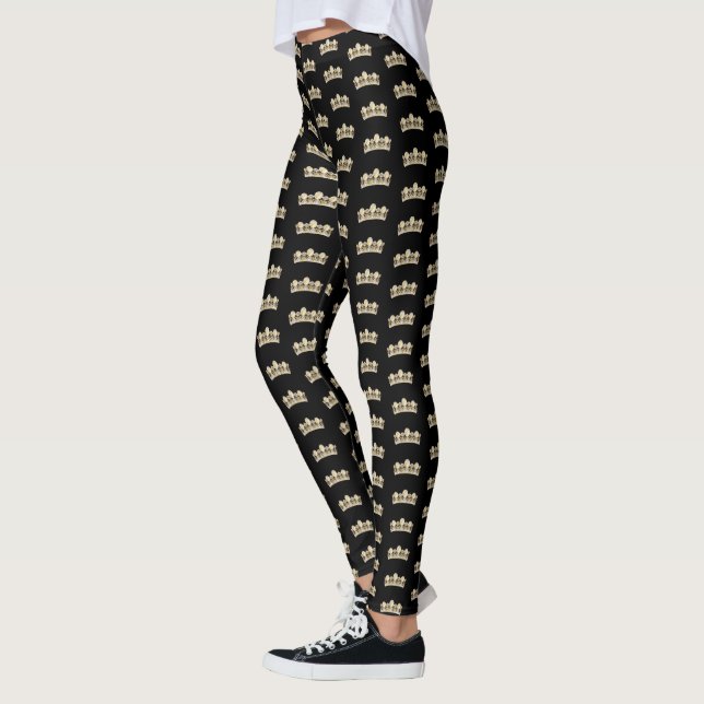 Coroa Dourada das leggings femininas (Esquerda)