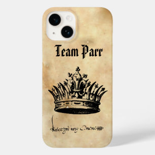 Coroa e assinatura do Team Parr Katherine Parr