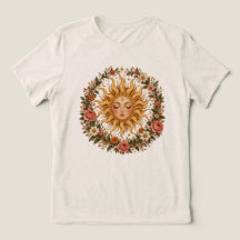 **Coroa Floral da Deusa Solar Celestial Camiseta F