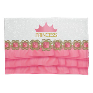 Coroa princesa rosa com Impressão