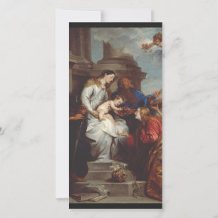 Coroação de Santa Rosália por Anthony van Dyck