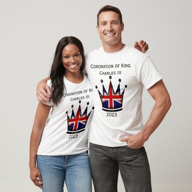 coroação do Rei Carlos III T-Shirt (Unissex)