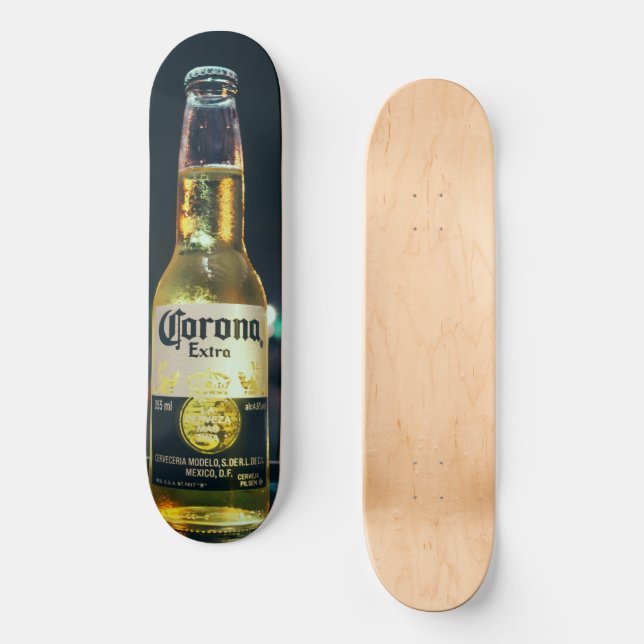 Corona é a cerveja do México em skate (Frente)