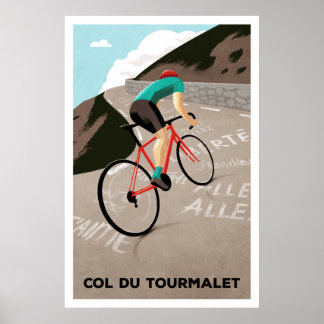 Coronel Du Tourmalet - Impressão de ciclismo