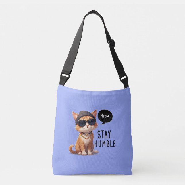 Corpo Cruzado Fique humilde Bolsa (Frente)