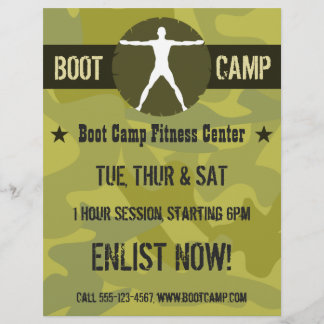 Corpo Madness Boot Camp Malhação Flyers