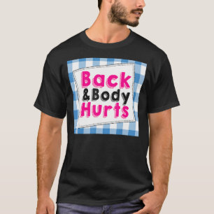 Corpo Traseiro Magoa Humorosa Quote Workout Top Gy