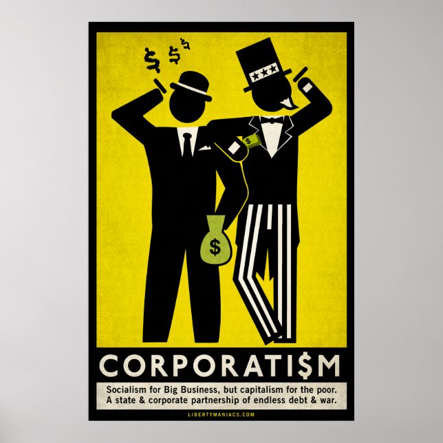 Corporativismo Poster (Frente)