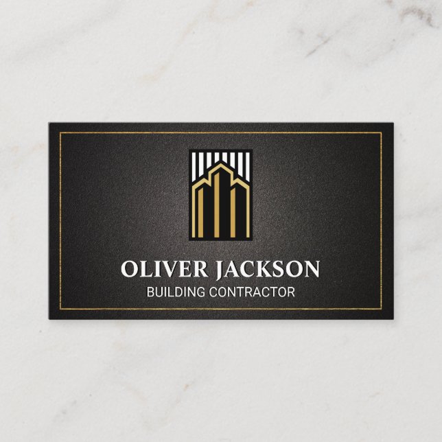 Corporativo | Construção de Cartão de visita de im (Frente)