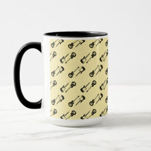 corpos de guitarra caneca de café 