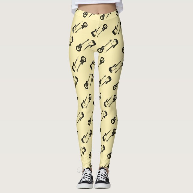 corpos de guitarra leggings (Frente)