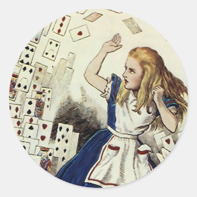 Corra Alice Run! ~ 20 adesivos (Frente)