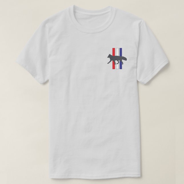 Corra com o T-Shirt das raposas (Frente do Design)