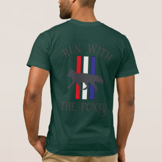 Corra com o T-Shirt das raposas