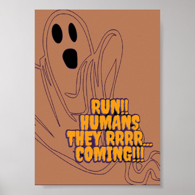 Corra! Posters de Halloween (Frente)