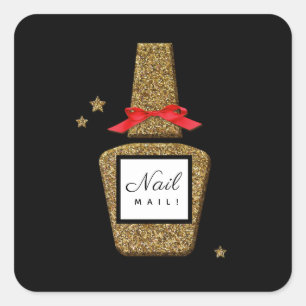 CORREIO NAIL! Adesivo elegante de envelop elegante