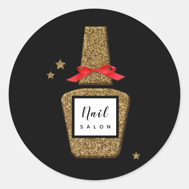 CORREIO NAIL! Adesivo elegante de envelop elegante (Frente)