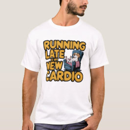 Correndo Atrás do Tempo Camiseta de Cárdio Engraça